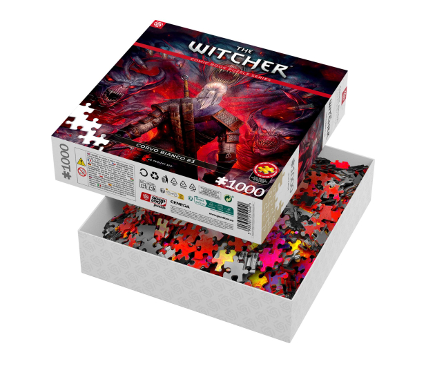 Good Loot Comic Book Puzzle: The Witcher (Wiedźmin) Corvo Bianco - 1503936 - zdjęcie 3